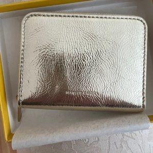 Mansur Gavriel Compact Zip Case - Gold!  NWT!